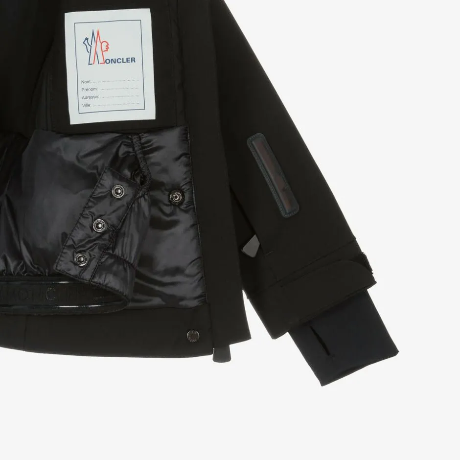 Moncler Enfant Girls Black Corserey Ski Jacket Best
