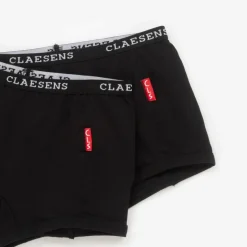 Claesens Girls Black Cotton Knickers (2 Pack) Best