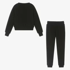 Tommy Hilfiger Girls Black Cotton Tracksuit Best