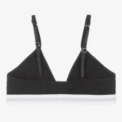 Tommy Hilfiger Girls Black Cotton Triangle Bra Online