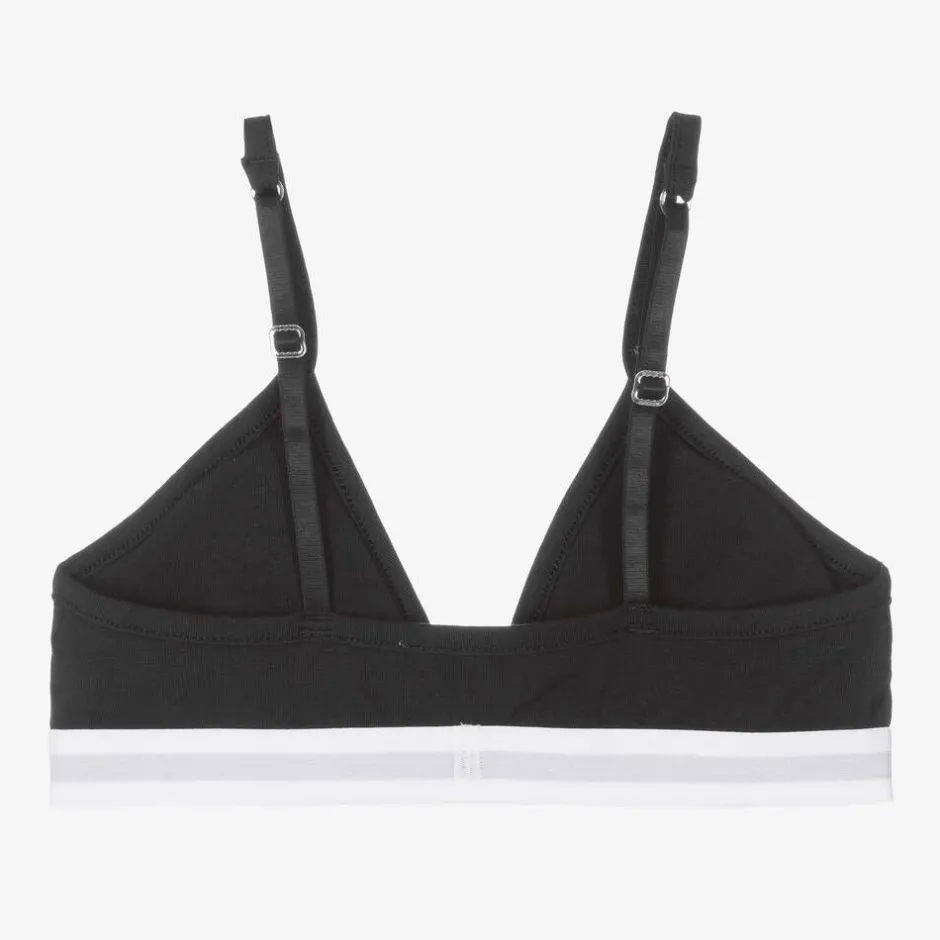 Tommy Hilfiger Girls Black Cotton Triangle Bra Online