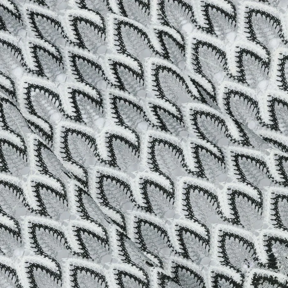 AIGNER Girls Black Crochet Lace Dress Hot