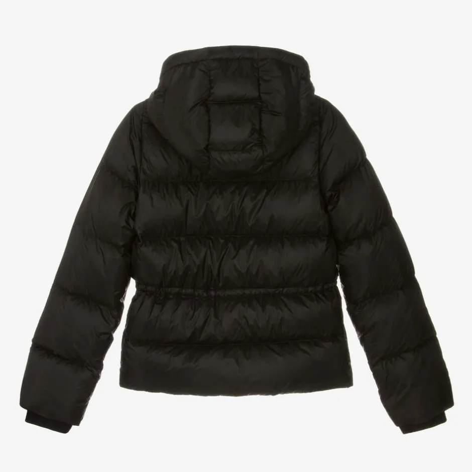 Burberry Girls Black Down Puffer Coat Clearance