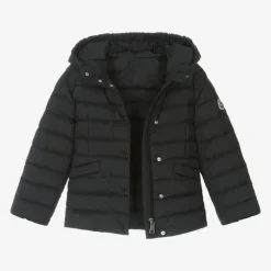 Moncler Enfant Girls Black Egisto Down Puffer Jacket Clearance