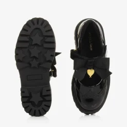 Angels Face Girls Faux Patent Leather Shoes Black Outlet