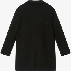 Mayoral Girls Black Felted Coat Sale