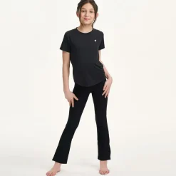 Danskin Girls Black Flared Leggings