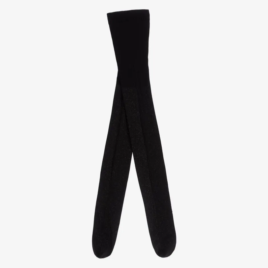 Abel amp; Lula Girls Black Glitter Tights Best