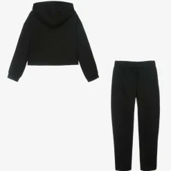 Mayoral Girls Black Hooded Tracksuit Online