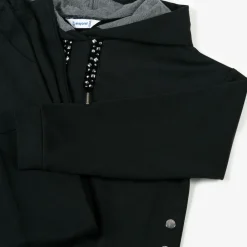 Mayoral Girls Black Hooded Tracksuit Online