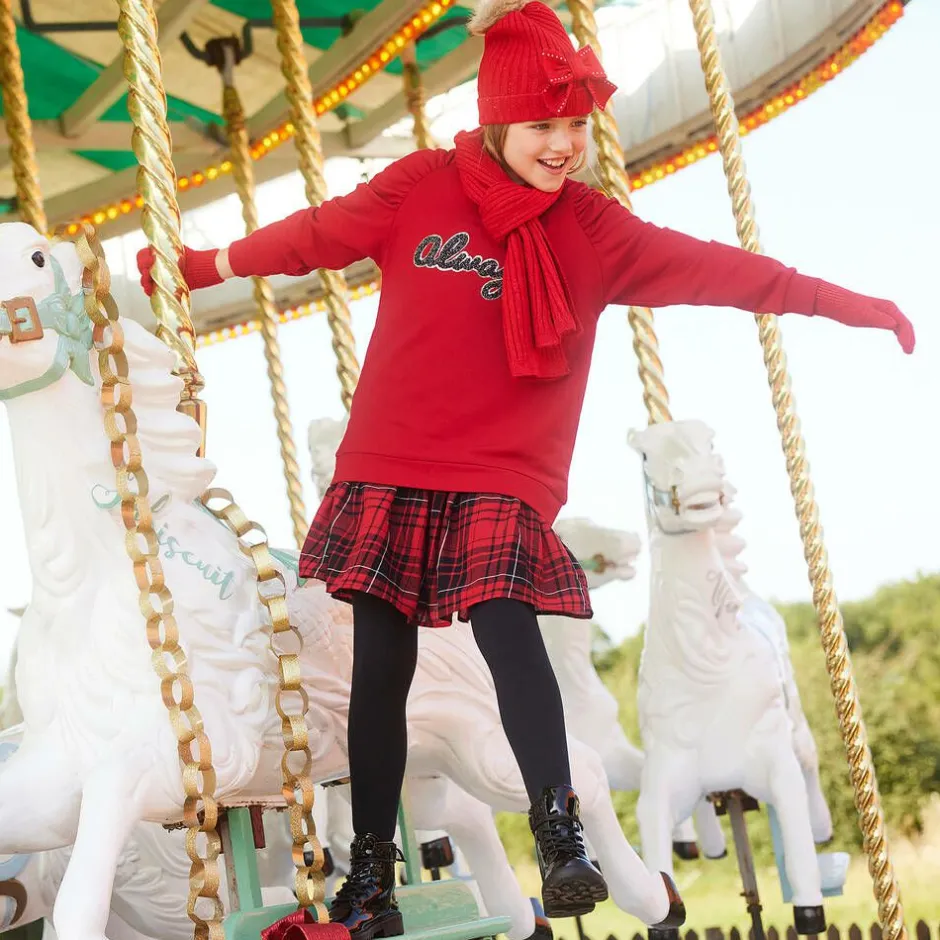 Geox Girls Black Lace-Up Patent Boots Discount