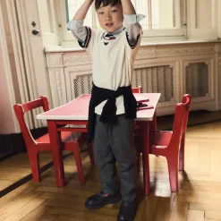 Emporio Armani Girls Black Leather Loafers Sale