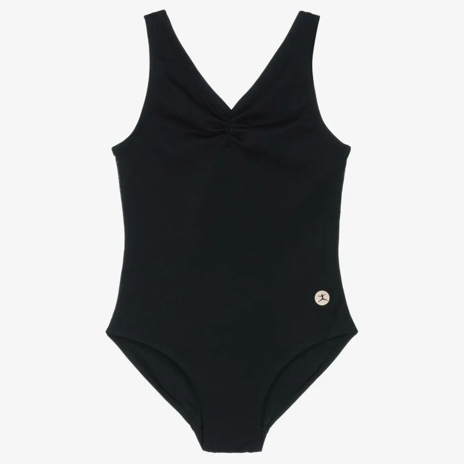 Danskin Girls Black Leotard Bodysuit Clearance