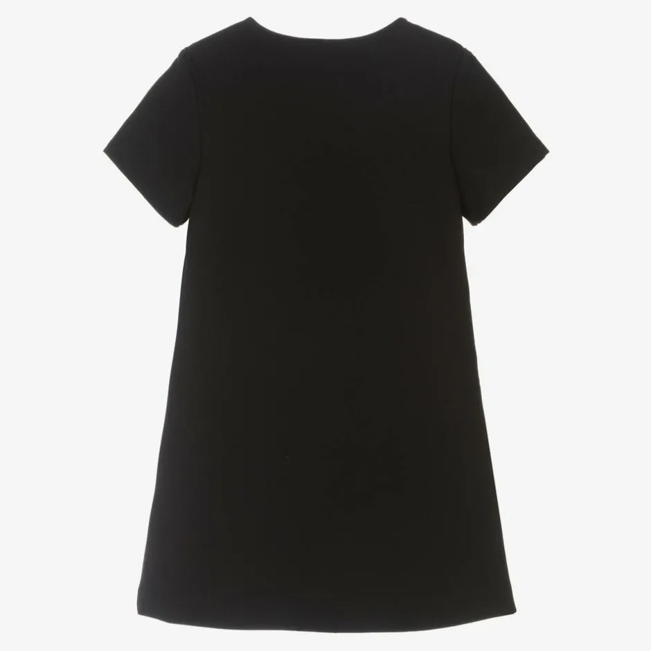 Versace Girls Black Milano Jersey Dress Sale