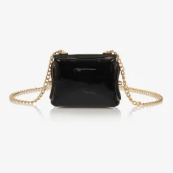 Zaccone Girls Black Mini Shoulder Bag (8cm) Sale