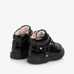 Mayoral Girls Black Patent Faux Leather Boots Best