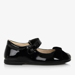 Naturino Girls Black Patent Leather Bow Shoes Clearance
