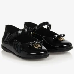 Dolce amp; Gabbana Girls Black Patent Leather Shoes Best