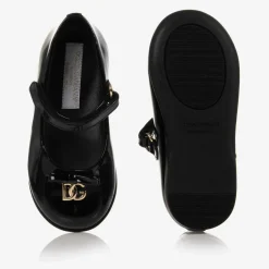 Dolce amp; Gabbana Girls Black Patent Leather Shoes Best