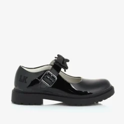 Lelli Kelly Girls Black Patent Leather Bar Shoes