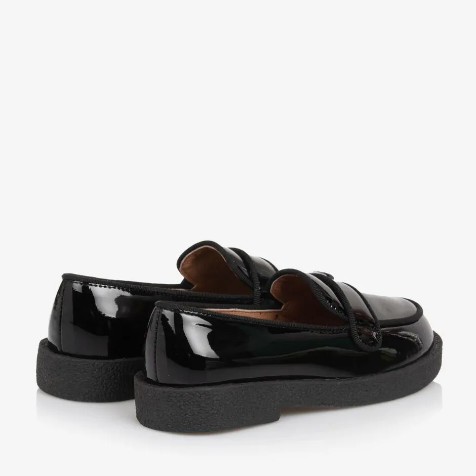 Age of Innocence Girls Black Patent Leather Loafers Online