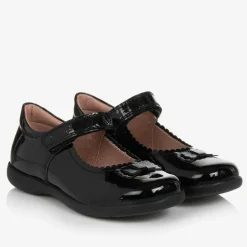 Geox Girls Black Patent Leather Pumps Online