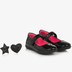 Billieblush Girls Black Patent Leather Bar Shoes Clearance