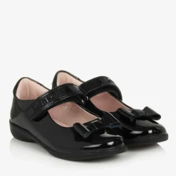 Lelli Kelly Girls Black Patent Leather Bar Shoes Outlet