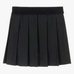Moncler Enfant Girls Black Pleated Skirt Hot