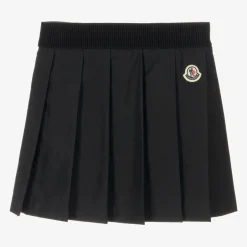 Moncler Enfant Girls Black Pleated Skirt Hot