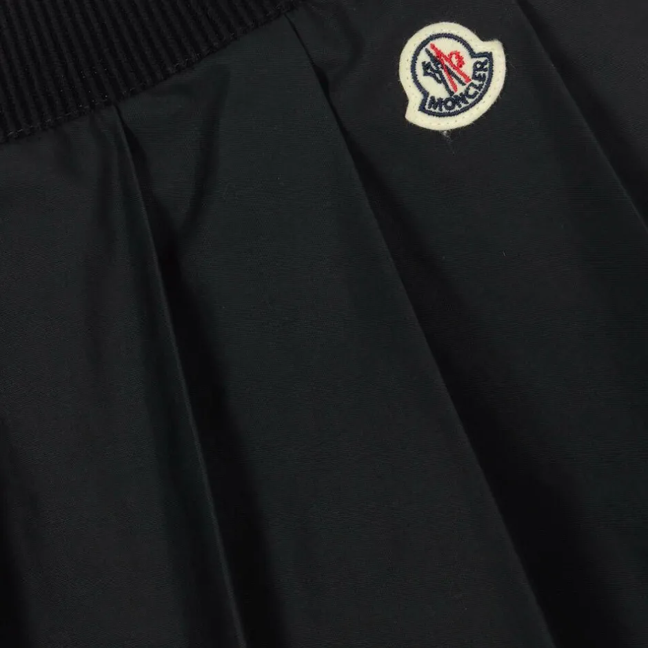 Moncler Enfant Girls Black Pleated Skirt Hot