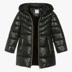Mayoral Girls Black Puffer Coat Discount