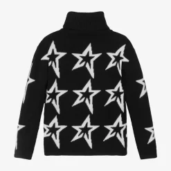 Perfect Moment Girls Black Roll Neck Star Sweater Outlet