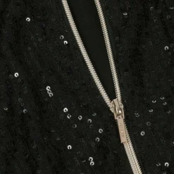 Mayoral Girls Black Sequin Zip-Up Top Sale