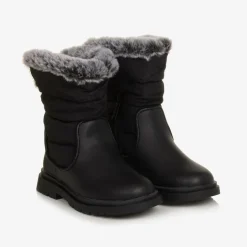 Mayoral Girls Black Snow Boots Clearance