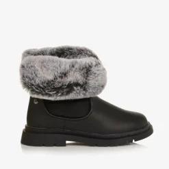 Mayoral Girls Black Snow Boots Clearance