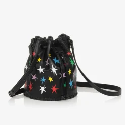 Stella McCartney Kids Girls Black Star Bucket Bag (19cm) Best