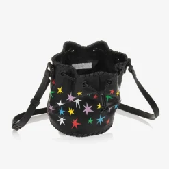 Stella McCartney Kids Girls Black Star Bucket Bag (19cm) Best