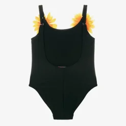 Selini Action Girls Black Sunflower Swimsuit Hot