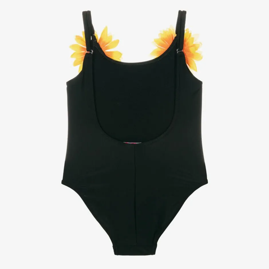 Selini Action Girls Black Sunflower Swimsuit Hot