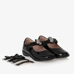 Lelli Kelly Girls Black Unicorn Patent Leather Shoes Online
