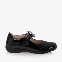 Lelli Kelly Girls Black Unicorn Patent Leather Shoes Online