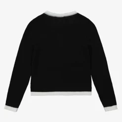 Monnalisa Girls Black Wool Cardigan Hot