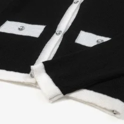 Monnalisa Girls Black Wool Cardigan Hot