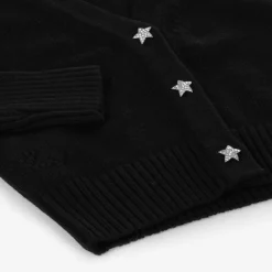 Zadigamp;Voltaire Girls Black Wool Cropped Cardigan Sale