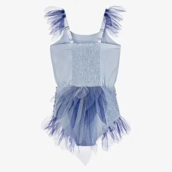 Tutu du Monde Girls Blue Bluebird Onesie Costume Best