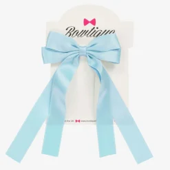 Bowtique London Girls Blue Bow Hair Clip (12cm) Hot