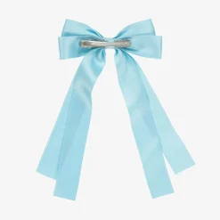 Bowtique London Girls Blue Bow Hair Clip (12cm) Hot