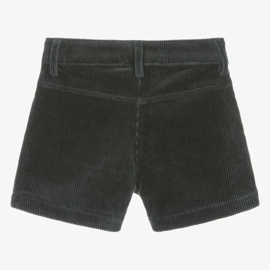 Tartine et Chocolat Girls Blue Corduroy Shorts Clearance