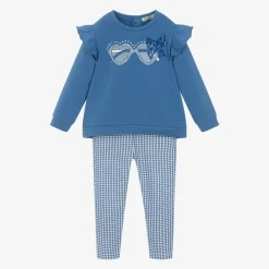 Everything Must Change Girls Blue Cotton Leggings Set Best